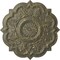 Ekena Millwork Deria Ceiling Medallion (Fits Canopies up to 6"), 20 1/4"OD x 1 1/2"P, Witch Hazel Crackle CM20DRWHC - alternate 1